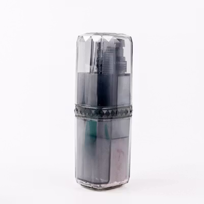ONEUP Etravel Travel Toiletries Kit Tempat Sabun Sikat Gigi Handuk - YW46 - Gray — gambar 2