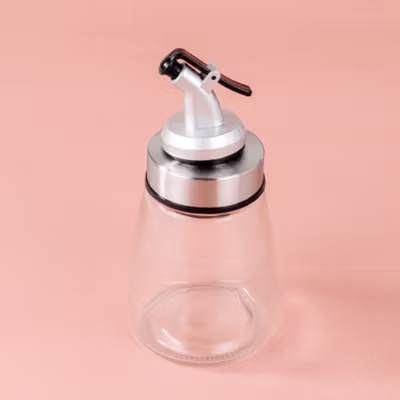 Aihogard Botol Minyak Saos Serbaguna Kaca 180 ml - CW192 - Silver — gambar 2
