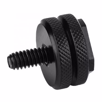 CAMVATE Tripod Screw Hot Shoe Kamera DSLR 1/4 Thread - HS7 - Black — gambar 2