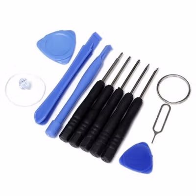 Alloet Peralatan Reparasi Smartphone 11 in 1 Repair Tools Set - W3011 - Black — gambar 2