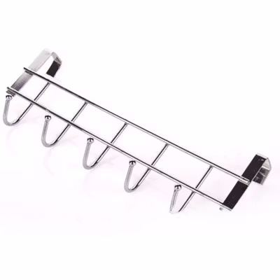DIVV Gantungan Organizer Rak Dapur 5 Hook - I163 - Silver — gambar 2