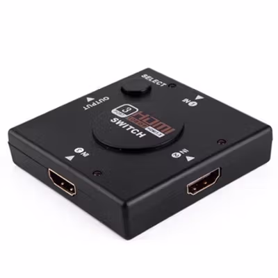 Elistooop HDMI Switcher 3 Port High Definition 4Kx2K - 8075 - Black — gambar 2