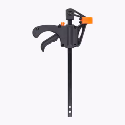 Taffware Speed Squeeze Ratcheting Clamp Penjepit Kayu 4 Inch - T22106 - Black — gambar 2