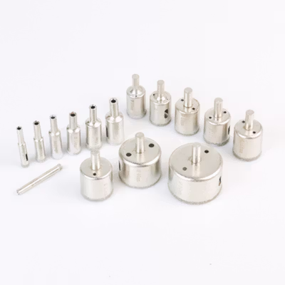 Taffware Mata Bor Diamond Coated Hole Saw Drill Bit 6mm-50mm 15 PCS - GJ0105 - Silver — gambar 2
