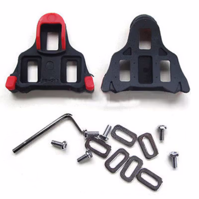 SHENBA Cleat Road Pedal Sepeda Self Locking for Shimano SM-SH11 SPD-L - SB-268 - Red — gambar 2