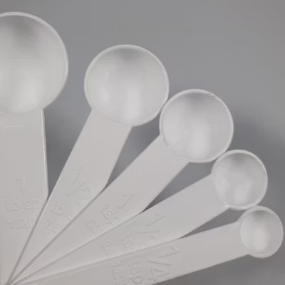 Aihogard Sendok Takar Cup Measuring Spoon 5 PCS - S301 - White — gambar 2