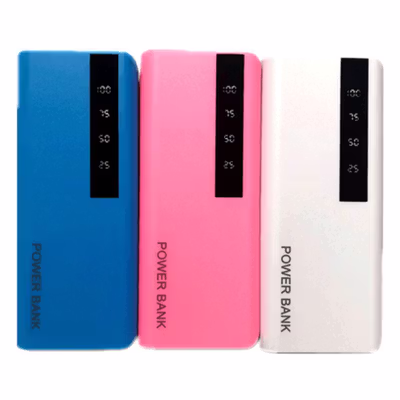 Rovtop Power Bank DIY Case Flashlight Dual USB Port 5 PCS 18650 - PB-01 - White — gambar 2