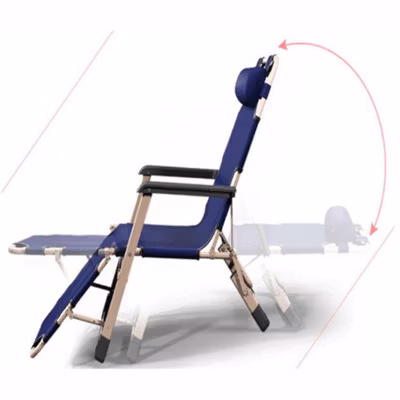 Zero Gravity Kursi Lipat Kerja Folding Chair - NO15 - Navy Blue — gambar 2