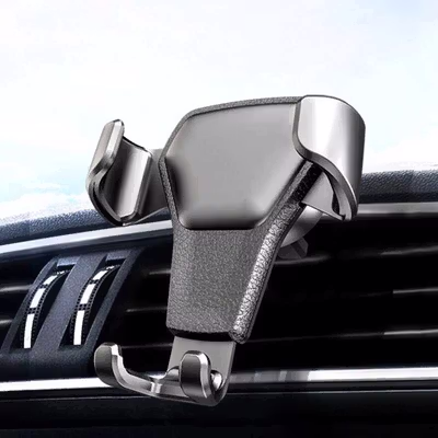 PMXBT Car Holder Smartphone Bracket Air Vent Mobil - YC001 - Black — gambar 2