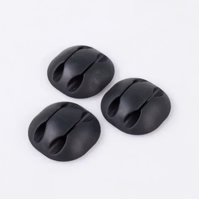 Striveday Klip Kabel Organizer Cable Clip 3 PCS - KR-8006 - Black — gambar 2