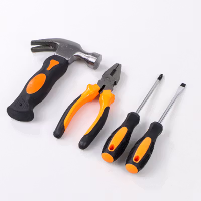 Alat Set Perkakas Tang Palu Obeng Cutter Meteran 8in1 - No Color — gambar 2