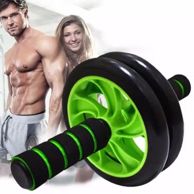 AB Wheel Sport Alat Gym Fitness Trainer Abs Roller - YY-1601 - No Color — gambar 2