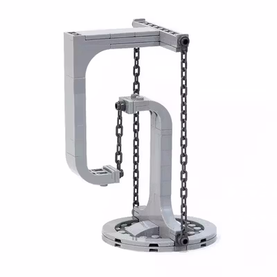 OLOEY Mainan Puzzle Tensegrity Sculptures Anti Gravity Blocks - O31 - Silver — gambar 2