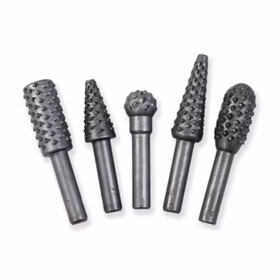 Taffware Mata Bor Kayu Wood Bits Steel 1/4 Inch 5 PCS - 25450 - Black — gambar 2
