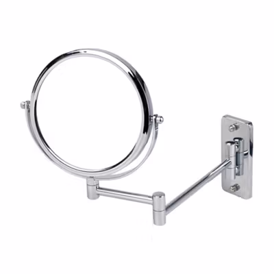 ORZ Cermin Dinding Make Up Double Side 2x Magnifying Mirror - 1064 - Silver — gambar 2