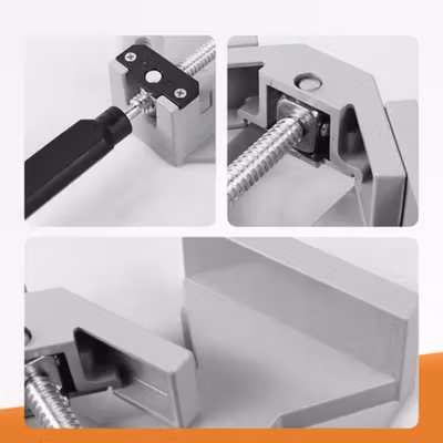 HIFESON Corner Clamp Penjepit Frame Kaca Kayu Angle 90 Derajat 68mm - CC90 - No Color — gambar 2