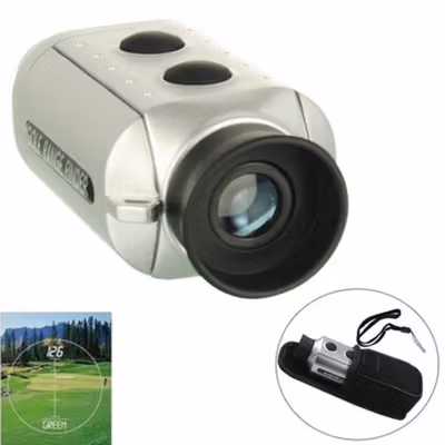 ADVANTAGE Teropong Golf Range Finder Digital 7x18 - AD-964 - Silver — gambar 2