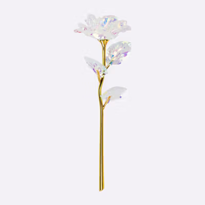 ACEVIVI Bunga Mawar Dekorasi Gold Foil Flower Galaxy Rose - AC0113 - Pink — gambar 2