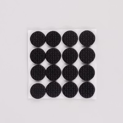 TaffHOME Alas Kaki Meja Lemari Kulkas EVA Foot Pad Model Bulat 16 PCS - NY24 - Black — gambar 2