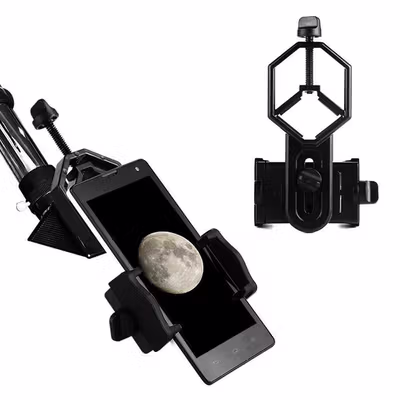 TaffSTUDIO Smartphone Holder Teropong Binocular Monocular - CM4 - Black — gambar 2