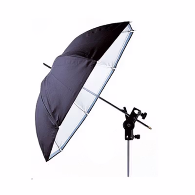 Payung Studio Reflective Photography Umbrella Double Layers 83cm - Black White — gambar 2