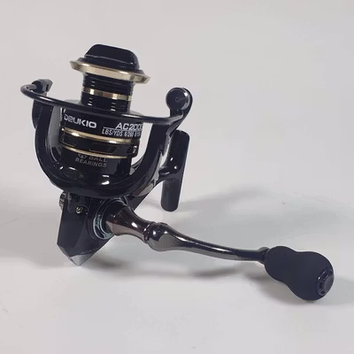 DEUKIO Reel Pancing Spinning Fishing Reel 5.2:1 2000 - AC2000 - Black — gambar 2