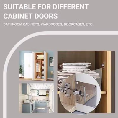 LOYOCA Hinge Pintu Repair Cabinet Furniture Drawer Door - CD302 - Silver — gambar 2