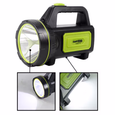TaffLED ZanCaKa Senter LED Dual Xenon Rechargeable 10W 13500 Lumens - Q3 - Black — gambar 2