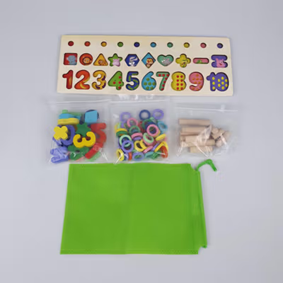 DOYOQI Mainan Anak Montessori Shape Matching Children Toy - Z0566 - Multi-Color — gambar 2