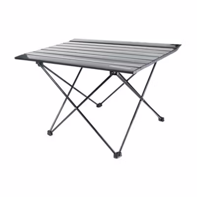 TaffSPORT Meja Lipat Outdoor Piknik Camping Portable 56x40.5x40cm - 8825 - Black — gambar 2