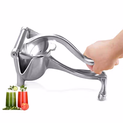 TaffHOME Alat Peras Jus Buah Juice Squeezer Alluminium Alloy - A071 - Silver — gambar 2