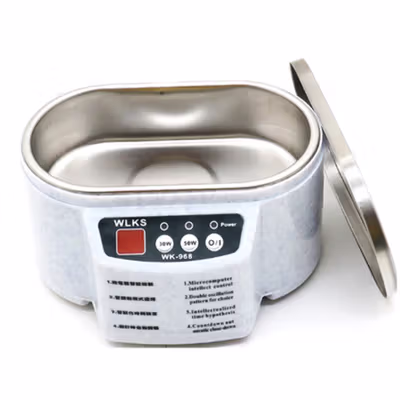 WLKS Mesin Pembersih Perhiasan Ultrasonic Smart Cleaner 500ml - WK-968 - White — gambar 2