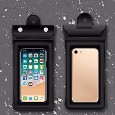 FlyOcean Casing Anti Air Smartphone Waterproof Case Underwater Bag - FL177 - Black — gambar 2