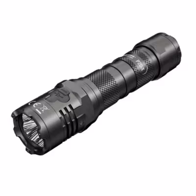 NITECORE Senter LED Cree XP-L2 V6 Tactical Waterproof IP68 4000 Lumens - P20iX - Black — gambar 2