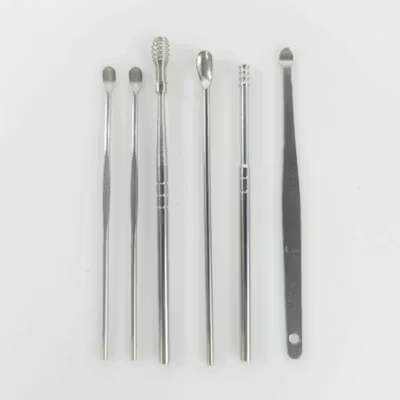 CWE Set Pembersih Telinga Korek Kuping 6 PCS - CW35 - Silver — gambar 2