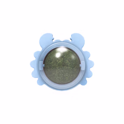 Contail Mainan Cakaran Kucing Bola Aroma Catnip Scratcher Ball - LV-95 - Blue — gambar 2