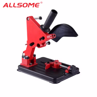 ALLSOME Angle Grinder Stand Bracket Holder Support - TZ-6103 - Red — gambar 2