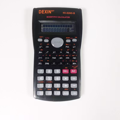 DEXIN Kalkulator Elektronik Scientific Calculator - KK-82MS-B - Black — gambar 2