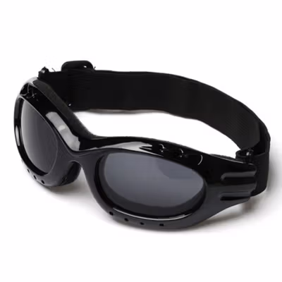 QIFISH Kacamata Helm Motor Goggles Polarized Windproof - SP351 - Black — gambar 2
