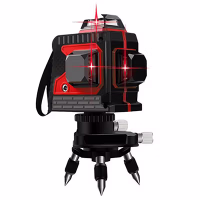 Yelong Self Leveling 3D Wall Meter Red Laser Beam 12 Line - Red — gambar 2