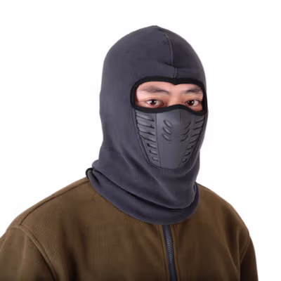 Balight Masker Motor Full Face dengan Filter - CISE - Black — gambar 2