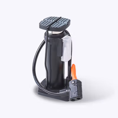 XUNTING Pompa Angin Sepeda Serbaguna Portable Pump 95 PSI - XT405 - Black — gambar 2