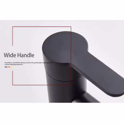 Hownifety Keran Air Wastafel Bathroom Faucet Mixer Tap - L298 - Black — gambar 2