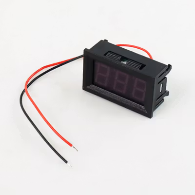 ATORCH Display Pengukur Tegangan Listrik Voltmeter LED - 123 - Black — gambar 2