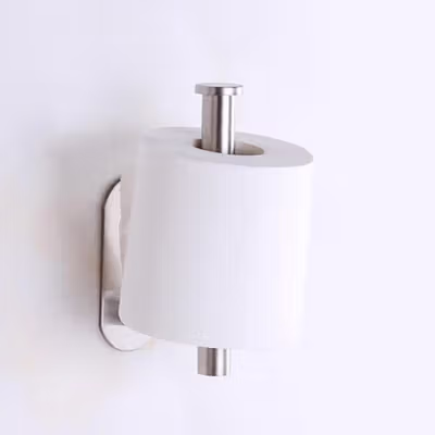 HOUSEEN Gantungan Tempat Tisu Roll Toilet Paper Tissue Stainless 304 - HJ30 - Silver — gambar 2
