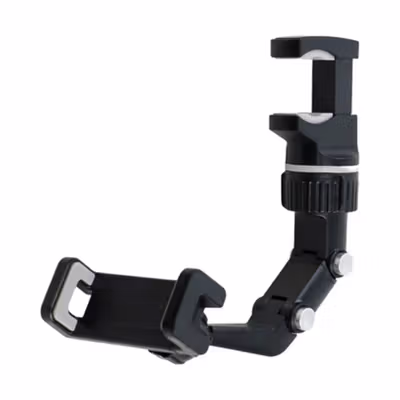 OLAF Holder HP Mobil Clamp Adjustable 360 Rotation Car Phone Holder - OL1 - Gray/Black — gambar 2