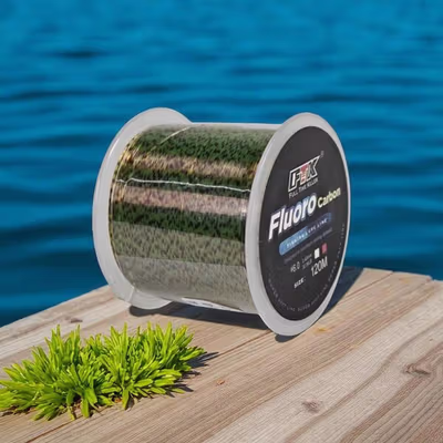FTK Senar Pancing Nylon Fluorocarbon Coating Fishing Line 120M 6.0 - FT12 - Green — gambar 2