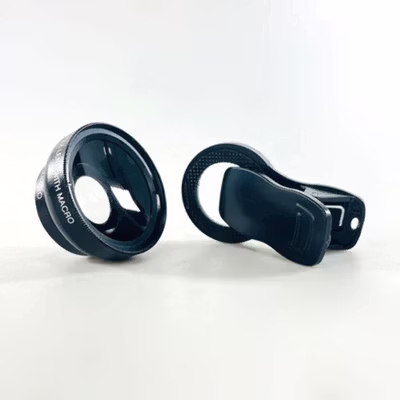 APEXEL Lensa Super Wide Angle Lens 0.45X + Macro Smartphone - APL-0.45WM - Black — gambar 2