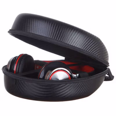 XZR Sarung Headphone Portabel EVA Universal Carrying Case - XZ24 - Black — gambar 2