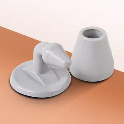ALLIHOUSE Karet Penahan Pintu Rumah Silikon Door Stopper - CAL157 - Gray — gambar 2